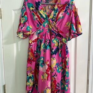 SHEIN Colorful Abstract Pattern Dress